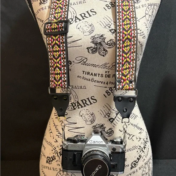 Canon AE-1 Program 35mm SLR Film Camera with 50mm Lens Kit, Tested and Working!